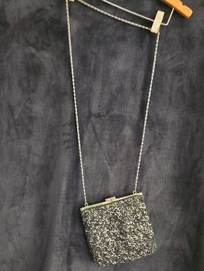 Vintage Sequin And Beaded Evening Crossbody Bag